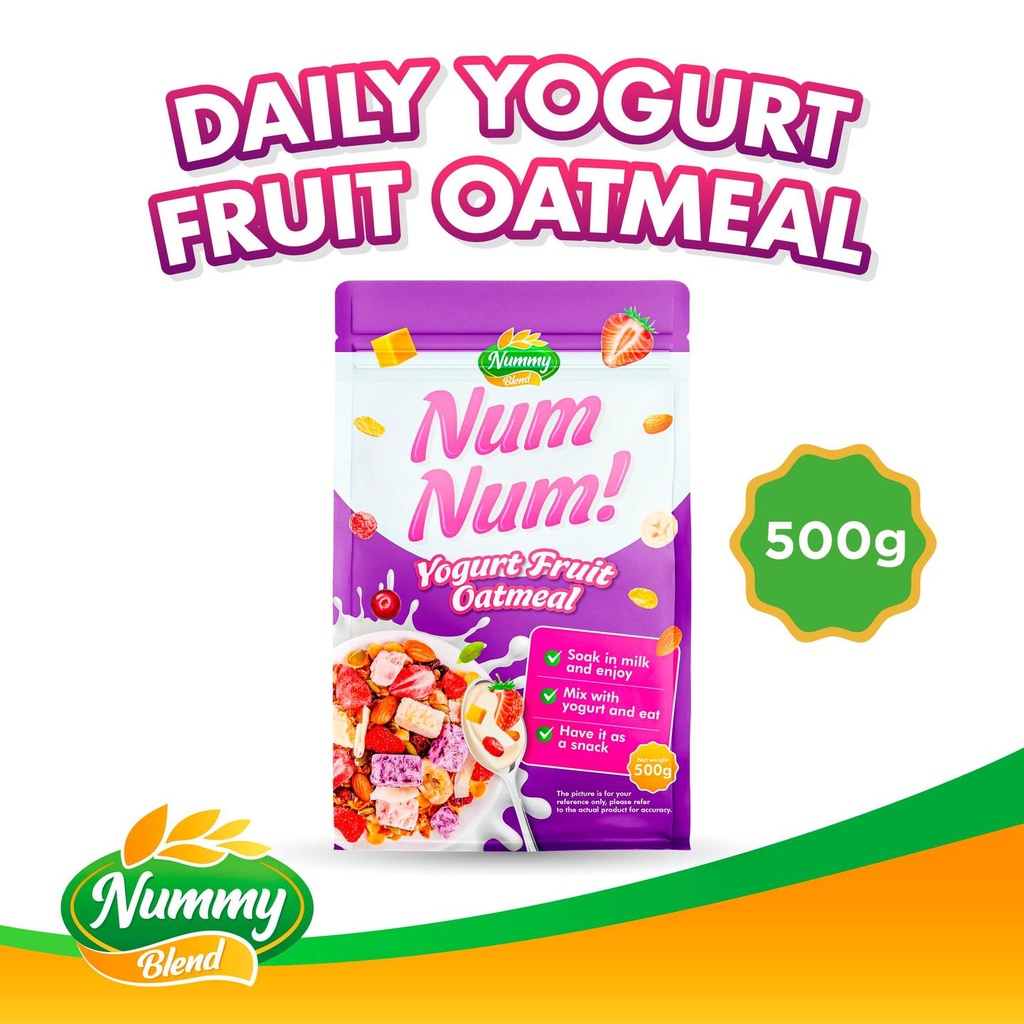 [NB-OAT-YFO] NumNum Yogurt Fruit Oatmeal (Set of 1)